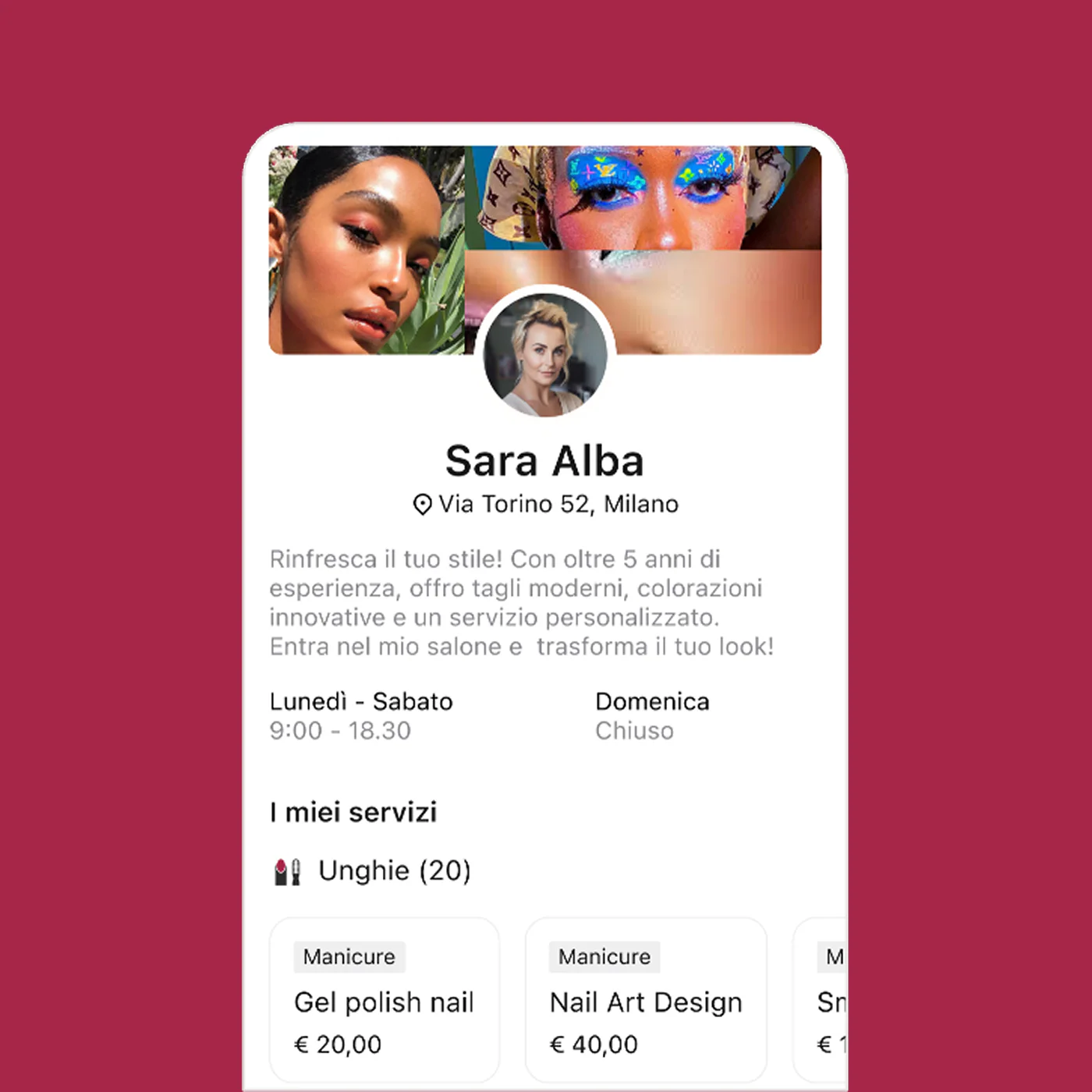 Pagina Vetrina BeautyGo